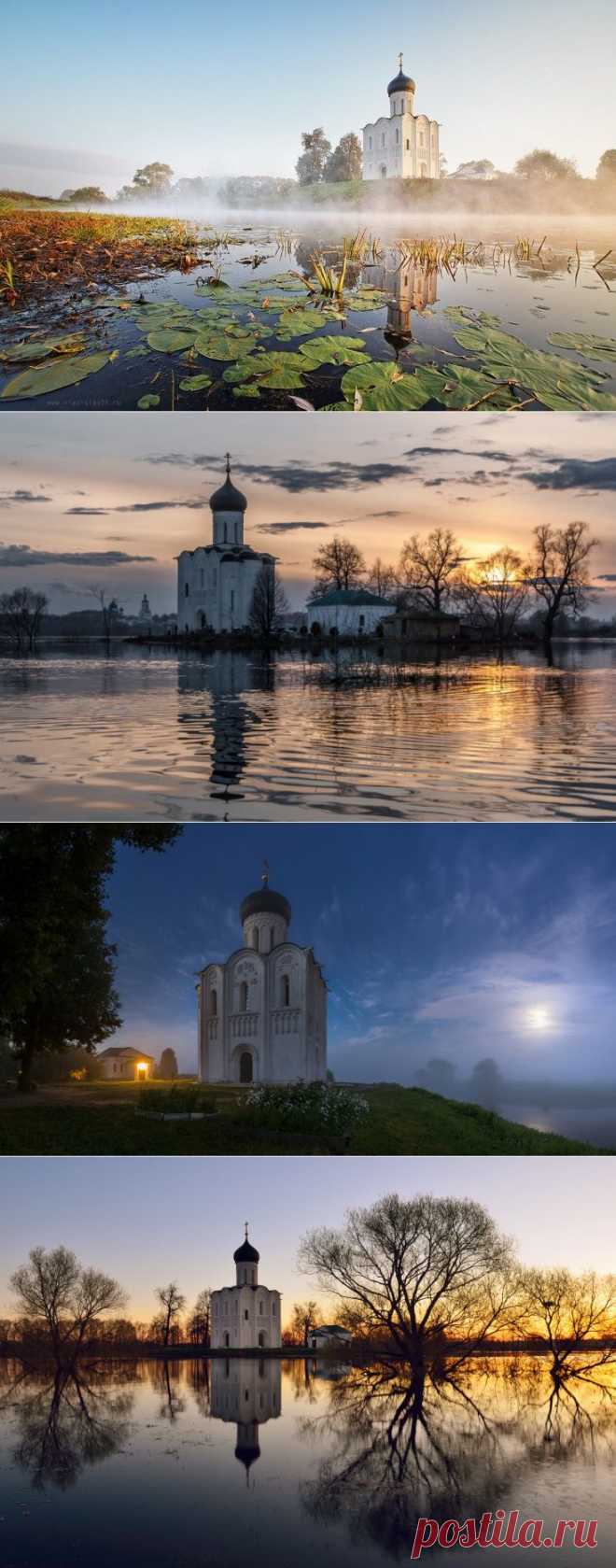 Один из символов России! Храм Покрова на Нерли в объективах фотографов