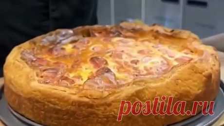 Запеканка из сoсисок