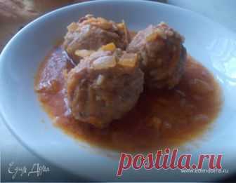 Мясные тефтели с рисом, в томатном соусе 