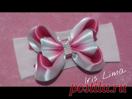 Como fazer laço mil faces Diy ,Tutorial ,Pap By Iris Lima How To Make a Hair Bow