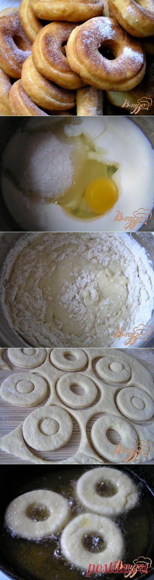 Пончики на кефире. - Простые рецепты Овкусе.ру