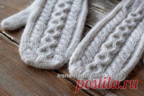 Варежки «Зимняя рапсодия» (вязание, схемы и фото) - Irena Handmade