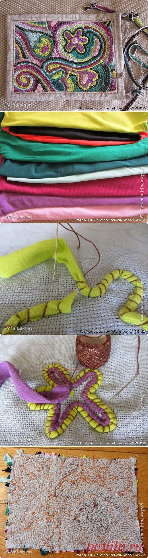 ВЫШИВКА Б/У ФУТБОЛКАМИ. / Прочие виды рукоделия / Другие виды рукоделия