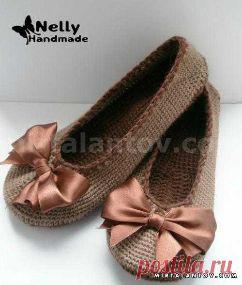 Вязание. Подарок подруге на 8 марта или как вязать балетки - Мир талантов