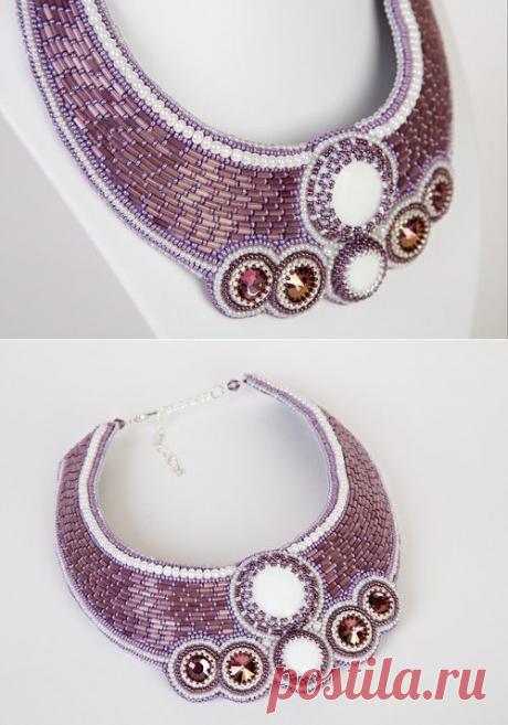 Фиолетовывй шелк | biser.info - всё о бисере и бисерном творчестве