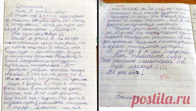 Отличное сочинение ребенка «Как я провел лето» – Фитнес для мозга