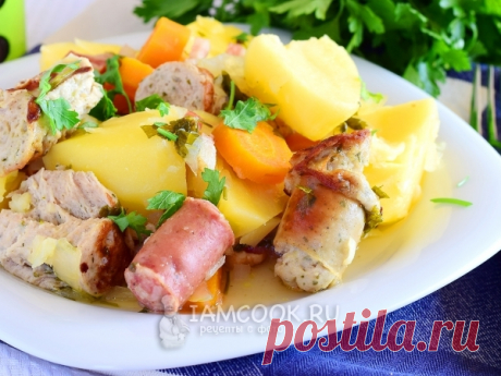 Коддл (Coddle) — рецепт с фото