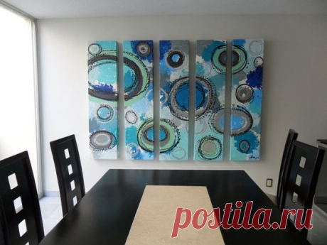 (128) etapa circular,acrilico sobre tela Cuadros Decorativos * DOS M * pintado por Sofía | ARTE