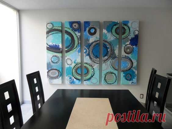 (128) etapa circular,acrilico sobre tela Cuadros Decorativos * DOS M * pintado por Sofía | ARTE