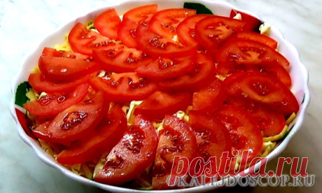 Сделайте этот вкуснейший салат, все кто пробовал в восторге | Калейдоскоп