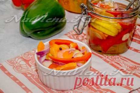 Тыква маринованная с яблоком и овощами: рецепт с фото