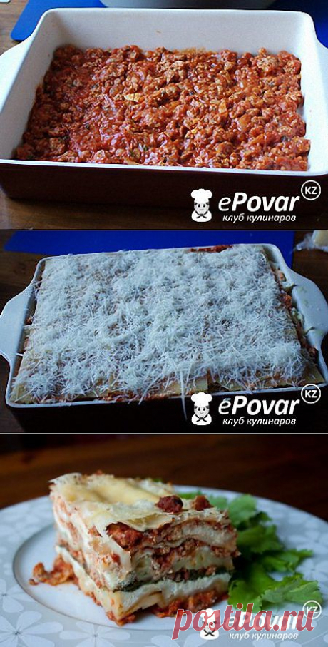 Лазанья с индейкой и шпинатом — Рецепт приготовления с фото — Горячие блюда, Мучные блюда