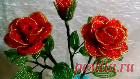 М. К. Как сделать розу из бисера? Легко!!! Пошаговая инструкция как сделать из бисера красивые розы. Обучение для начинающих мастериц. Материалы: бисер, проволока , флор. лента. Если видео оказалось в...