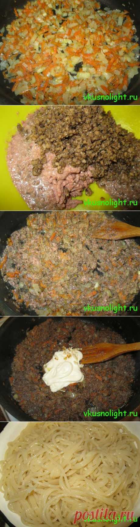 Макароны по-флотски с тушенкой | Едим и худеем
