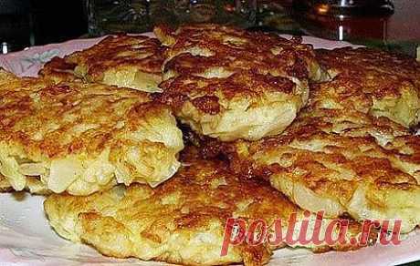 Оладьи капустные