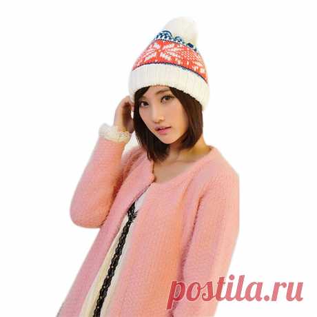 Горячая зима снежинка крючком женщины шляпу 2016 зимняя шапка вязаная шапочка Hat Tuque роковой теплая женщины Cap купить в магазине Charing International Trade Co.,Ltd. на AliExpress