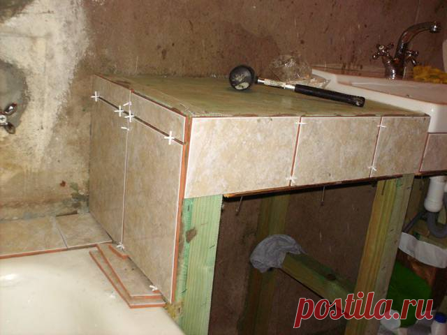 Тумба под раковину в ванную своими руками: пошаговая инструкция