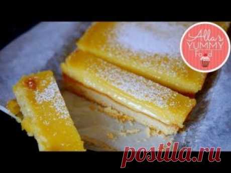Lemon & Almond Bars Recipe