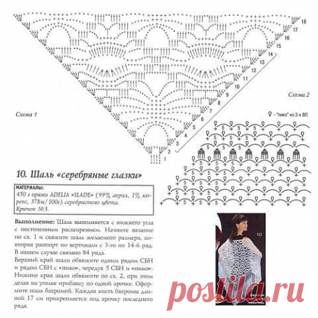 Своё вязание. Схемы(интернет)
Людмила Шиленкова (Косорукова)