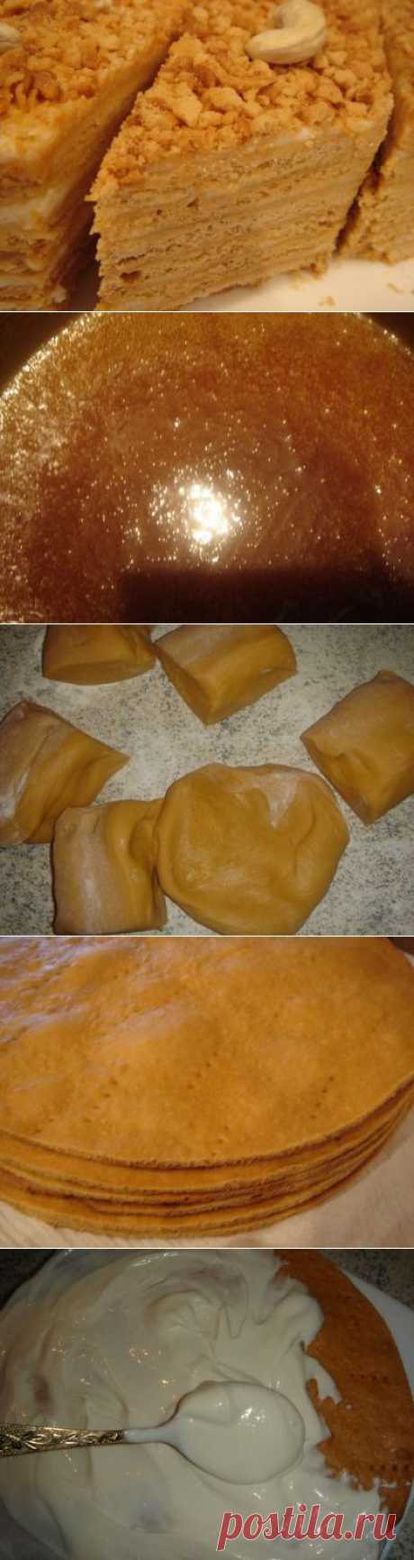 Домашний медовый торт