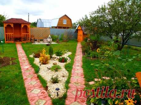 Дорожки на даче своими руками