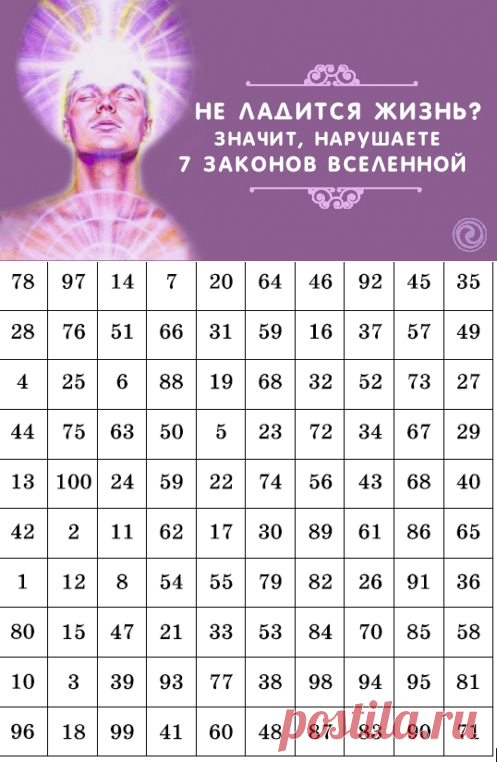 Не ладится жизнь? Значит, вы нарушаете 7 законов Вселенной - Эзотерика и самопознание