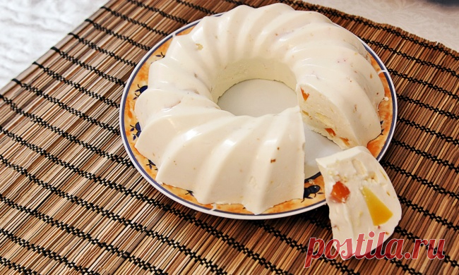Десерт из творога и ананаса