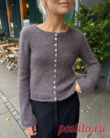 Пост на стене #вязание #спицы #кардиган