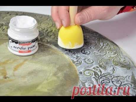 Óralap különleges 3D mintázattal // Pentart.hu - YouTube