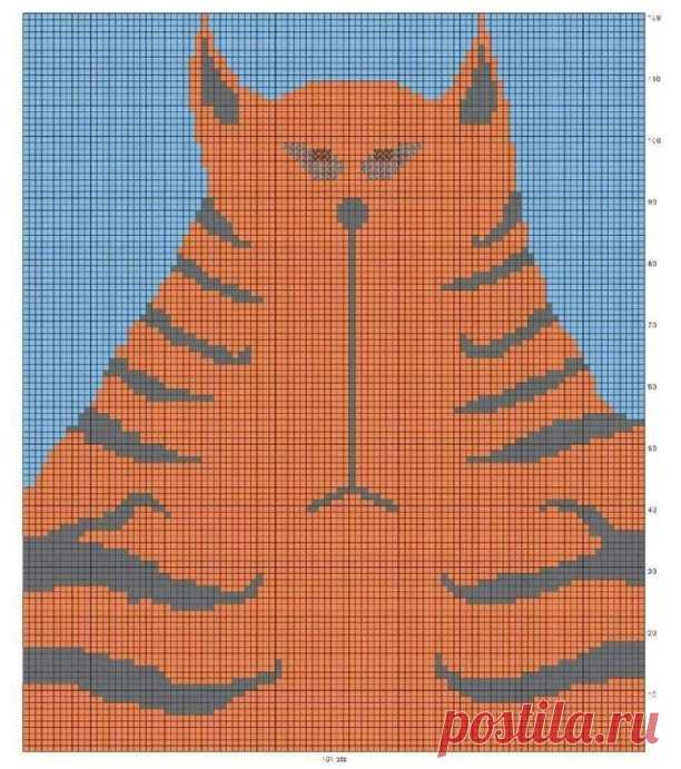 Жаккарды с кошками 🧶