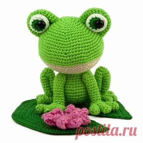 Amigurumipatterns.net has the biggest collection of Amigurumi patterns. Click and discover Verdi the Frog!