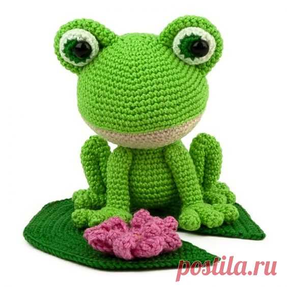 Amigurumipatterns.net has the biggest collection of Amigurumi patterns. Click and discover Verdi the Frog!