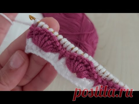 Amzing Easy Tunisian Crochet - Bu Örgü Modeline Bayilacaksınız