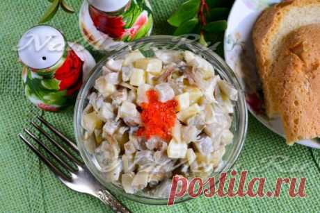 Салат из отварной рыбы, рецепт с фото, очень вкусный