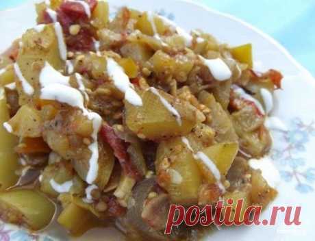 Рагу из баклажанов в мультиварке - пошаговый кулинарный рецепт на Повар.ру