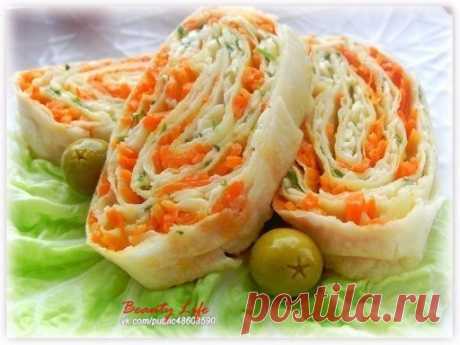 Рулеты из лаваша