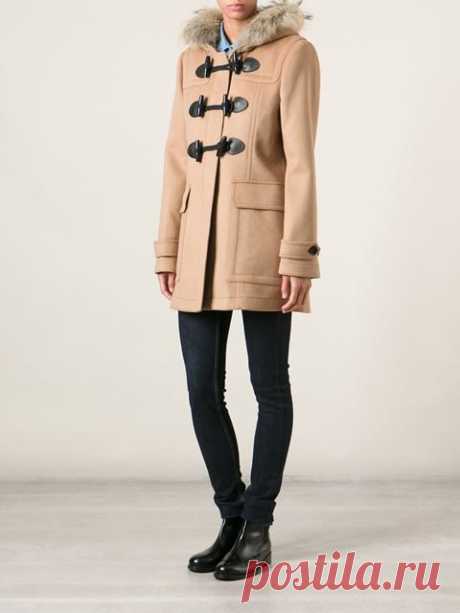 Burberry Brit меха подстриженные Дафлкот - Нида - Farfetch.com