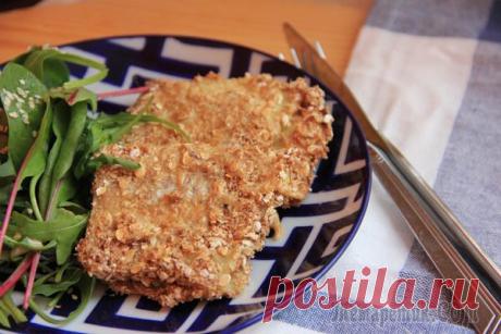 Капустный шницель в золотой хрустящей корочке