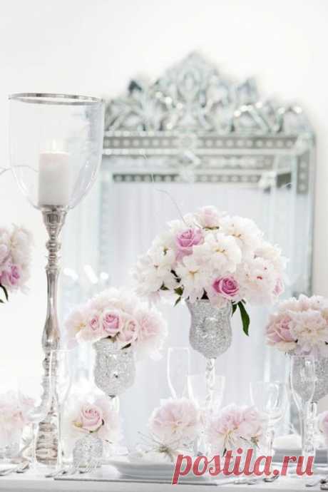 Perfect Wedding / classy centerpiece от O_Elvi | We Heart It