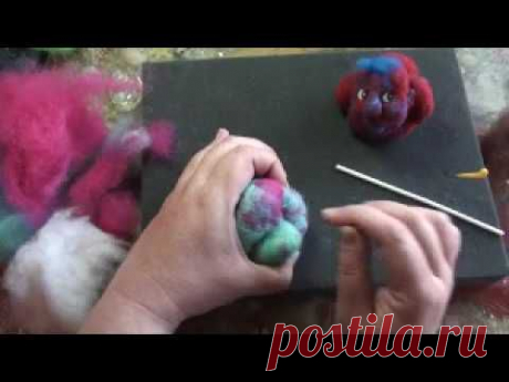Мастер-класс по войлочной кукле от Кей Петал. Часть 2 урок 5