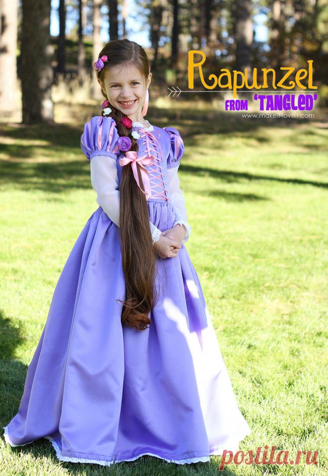 Шьём костюм Рапунцель.