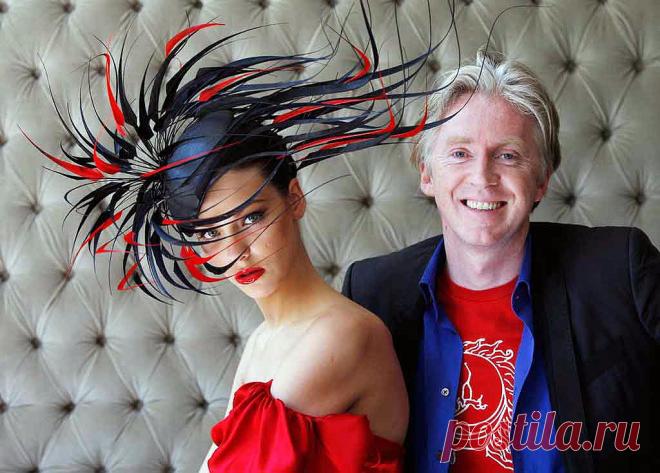 Художник Высокой Моды Philip Treacy Ирландский модельер-шляпник Филип Трейси получил заслуженное признание в мире моды и стал непревзойденным шляпным королем!