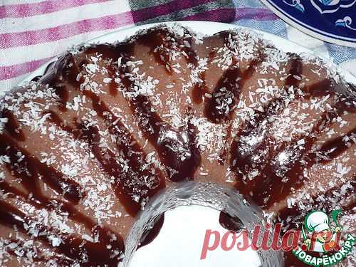 Шоколадный десерт из манной крупы - кулинарный рецепт
