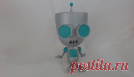 3D Printed Gir From Invader Zim by ChaosCoreTech | Pinshape