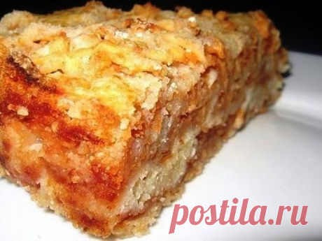 Самый вкусный сыпучий пирог с яблоками. | OK.RU