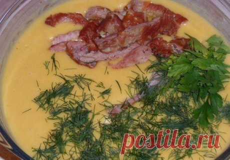 Сырный суп с копченостями - Простые рецепты Овкусе.ру