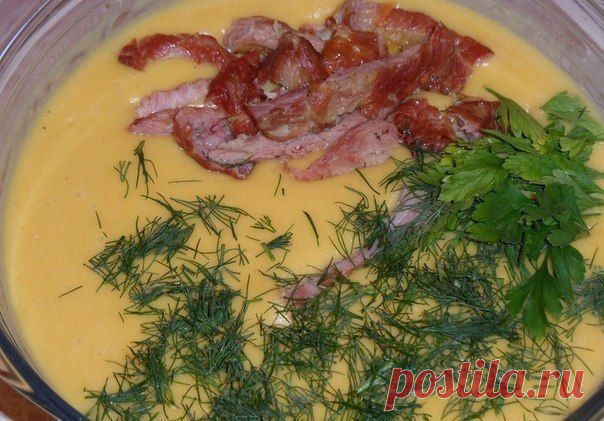 Сырный суп с копченостями - Простые рецепты Овкусе.ру