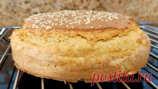 Чудо хлеб! Без дрожжей, без муки, к тесту даже руками не дотрагивалась | УХ ТЫ, КУХНЯ | Дзен