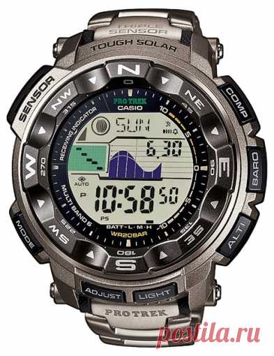 Casio Pro Trek PRW-2500T-7E японские часы, купить оригинал