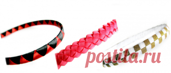 Оплетение ободка лентами - 3 подробных фото мастер-класса Подробные фото мастер-классы по оплетению ободка лентами. Из данных уроков вы научитесь оплетать ободки: методом 